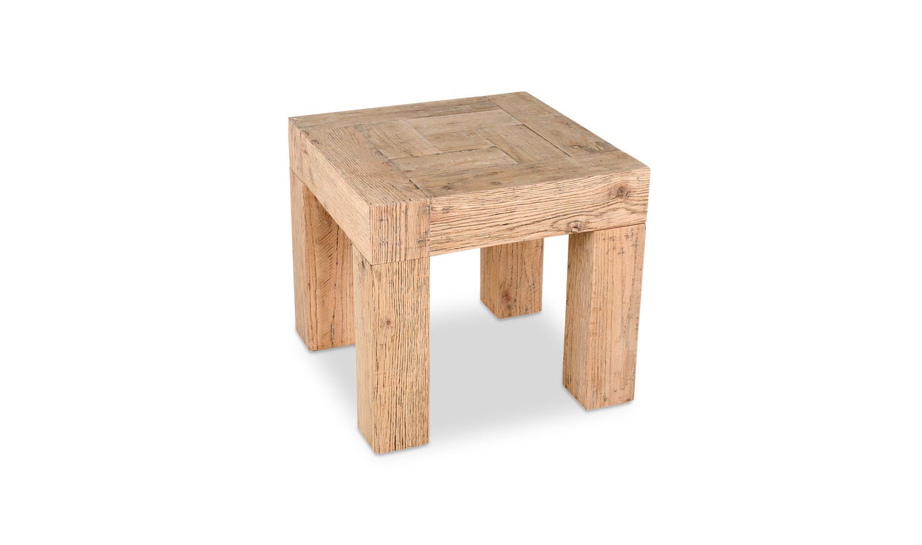 detail view of Evander Side Table Natural luxury Table