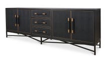 lifestyle view of Mako Sideboard Black Large luxury Sideboard