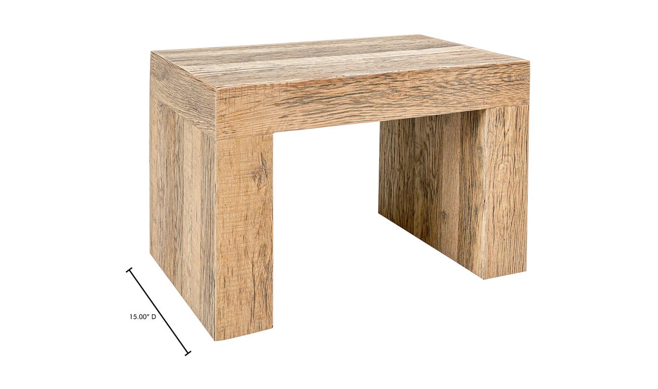 lifestyle view of Evander Dining Stool Natural luxury Table & Bar Stool