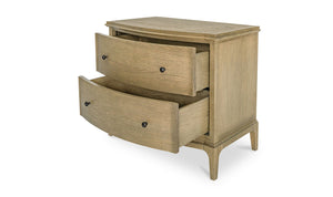 side view of Sadie Nightstand Brow luxury Sideboard