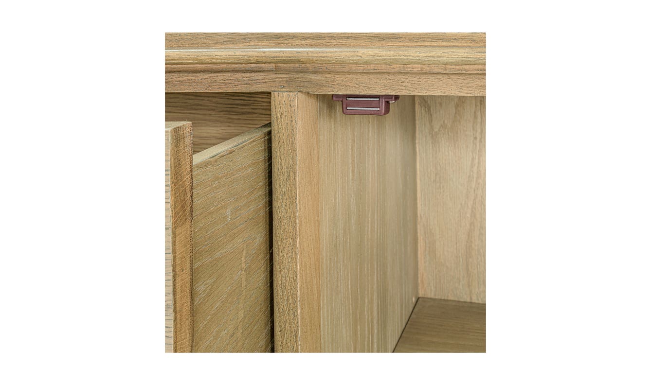 lifestyle view of Sadie Sideboard Brown luxury Sideboard