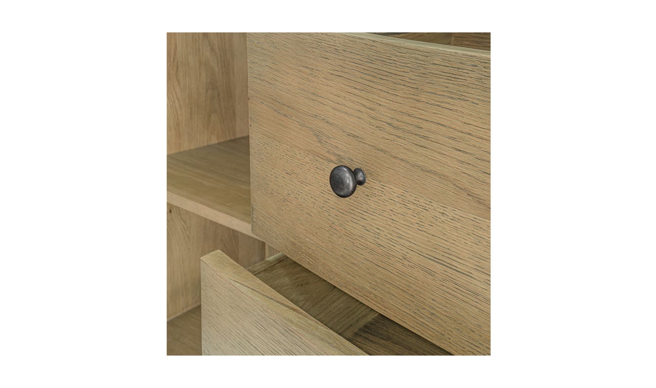 lifestyle view of Sadie Sideboard Brown luxury Sideboard