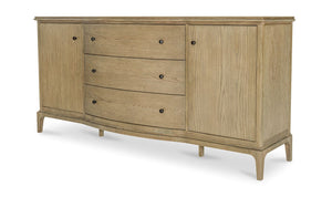 side view of Sadie Sideboard Brown luxury Sideboard