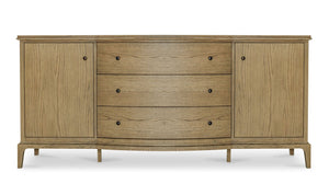 front view of Sadie Sideboard Brown luxury Sideboard