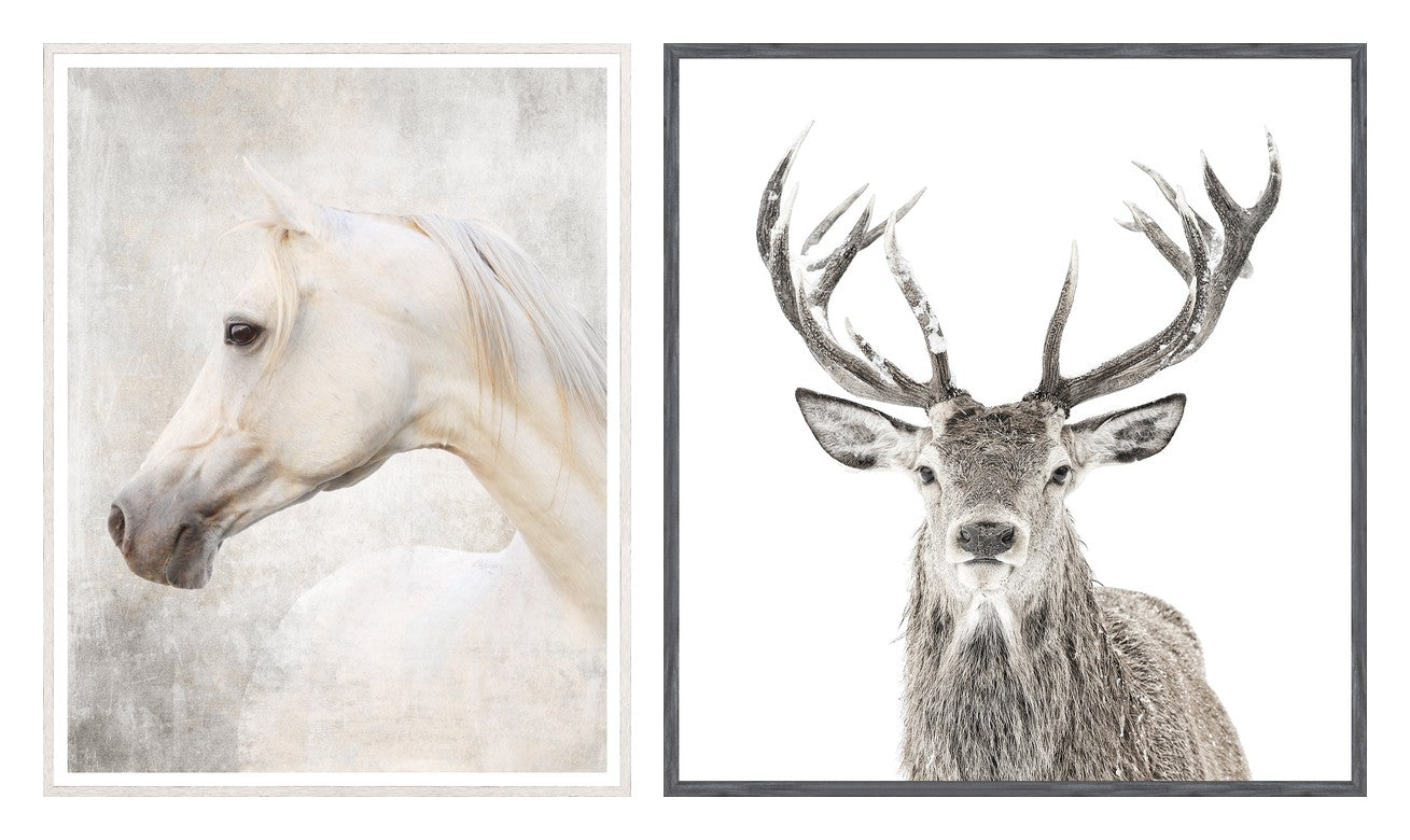 White Arabian & Stag Pair Bundle