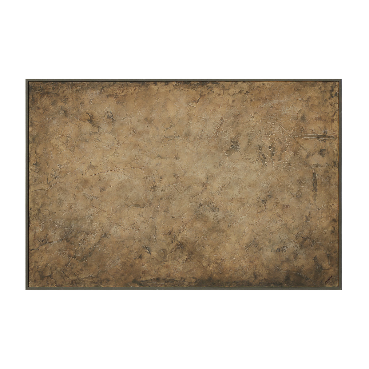 Acacia canvas art featuring a textured brown surface with subtle patterns.