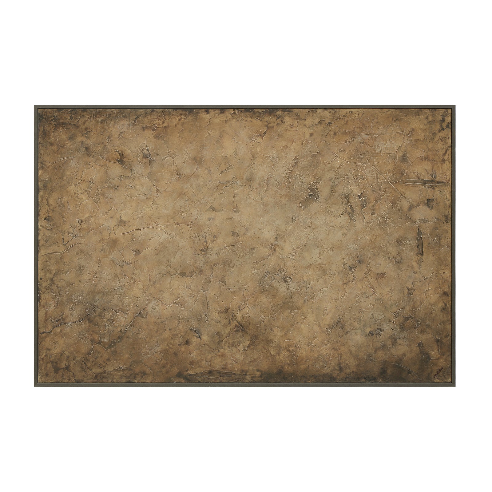 Acacia canvas art featuring a textured brown surface with subtle patterns.