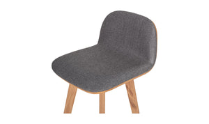 Napoli Bar Stool Grey