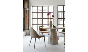 detail view of Burton Dining Chair Light Grey (Set of 2) luxury Kitchen & Dining Room Chair