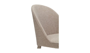 lifestyle view of Burton Dining Chair Light Grey (Set of 2) luxury Kitchen & Dining Room Chair