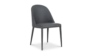 lifestyle view of Burton Dining Chair Black Fade (Set of 2) luxury Chair