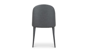 lifestyle view of Burton Dining Chair Black Fade (Set of 2) luxury Chair