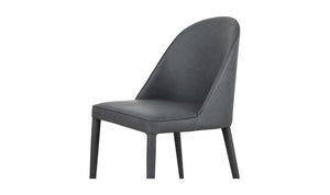 lifestyle view of Burton Dining Chair Black Fade (Set of 2) luxury Chair