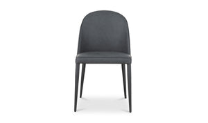 lifestyle view of Burton Dining Chair Black Fade (Set of 2) luxury Chair