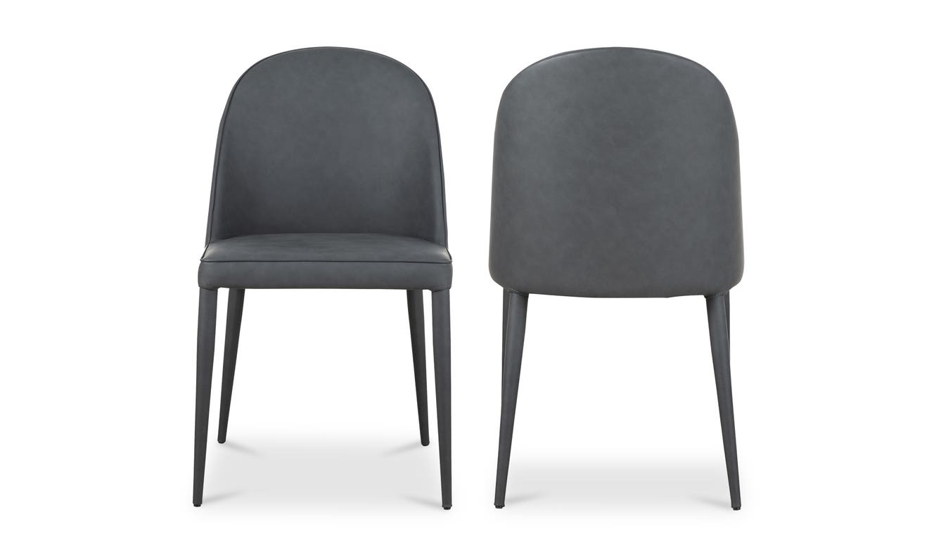 lifestyle view of Burton Dining Chair Black Fade (Set of 2) luxury Chair