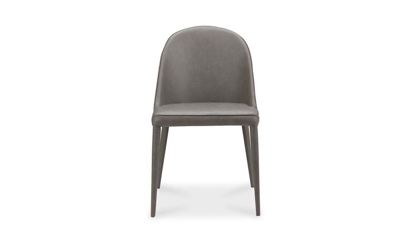 lifestyle view of Burton Dining Chair Dark Grey (Set of 2) luxury Chair