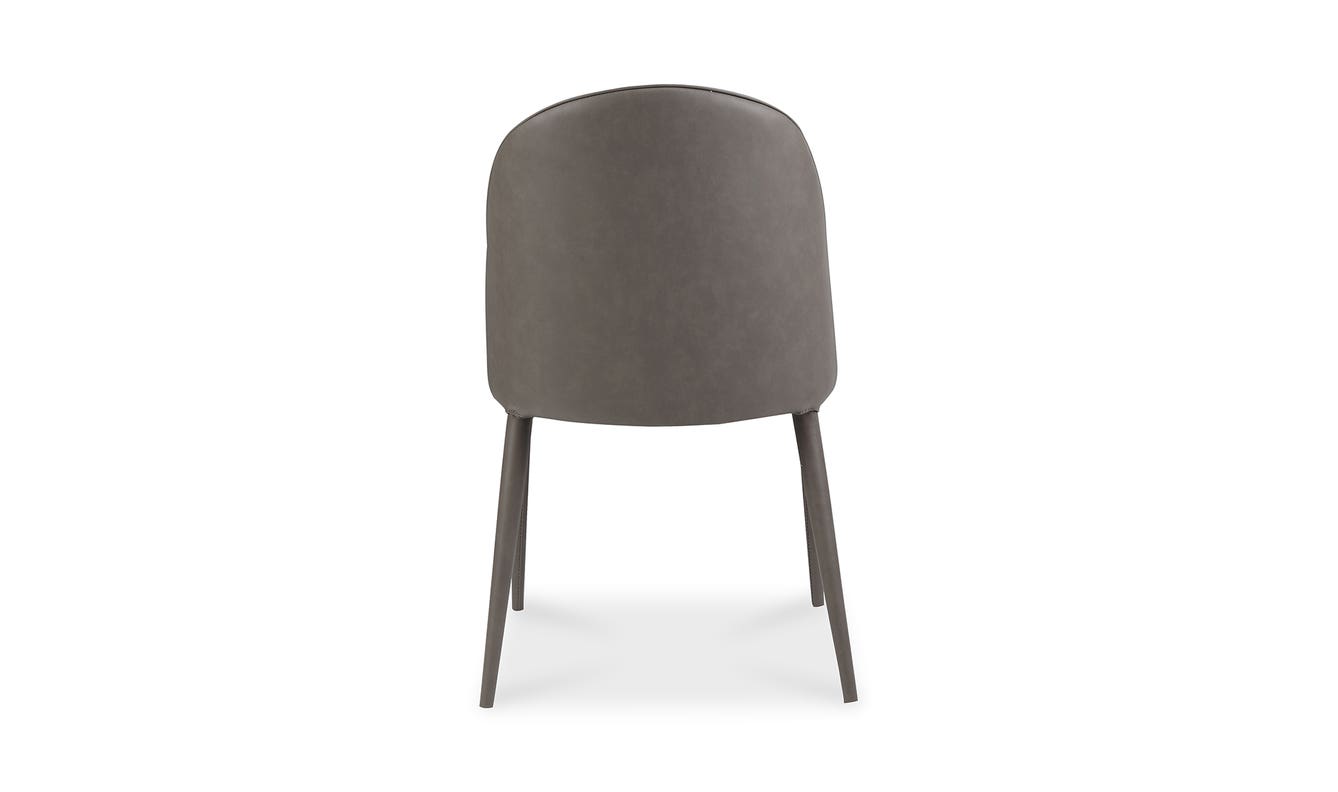 lifestyle view of Burton Dining Chair Dark Grey (Set of 2) luxury Chair