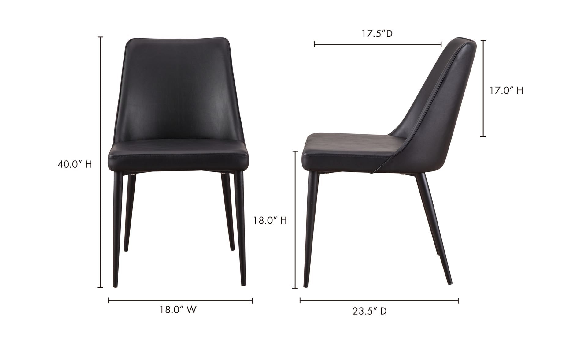 Lula Dining Chair Black