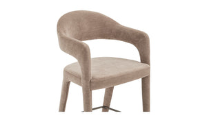 lifestyle view of Martens Counter Stool Camel luxury Chair