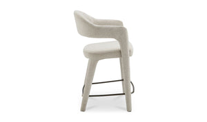 detail view of Martens Counter Stool Beige luxury Chair