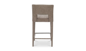 detail view of Joyce Counter Stool Light Brown luxury Chair