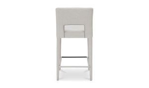 detail view of Joyce Counter Stool Beige luxury Chair