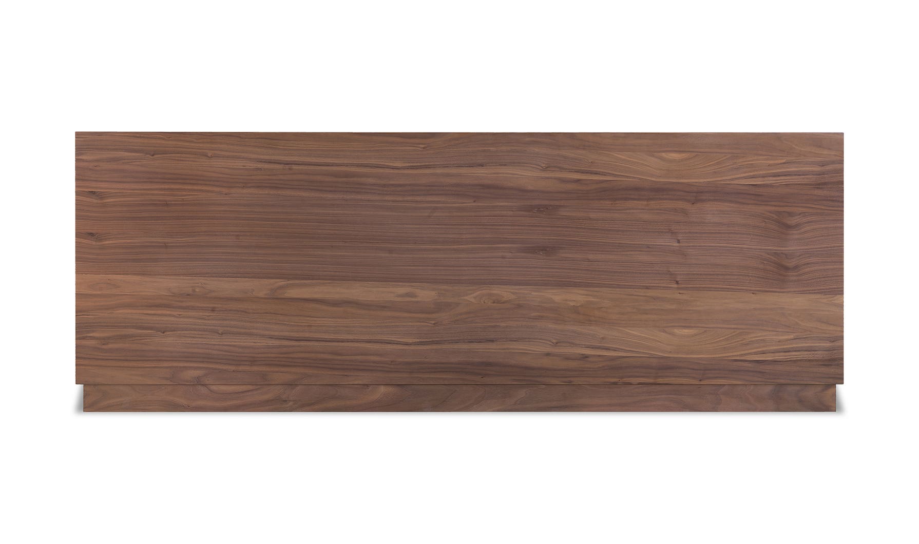 Round Off Queen Bed Walnut