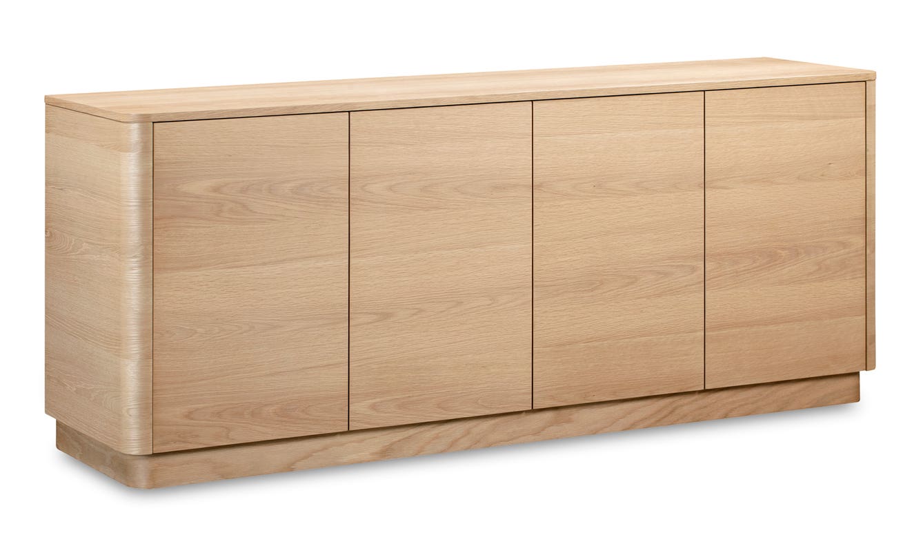 detail view of Round Off Sideboard Oak luxury Buffets & Sideboard