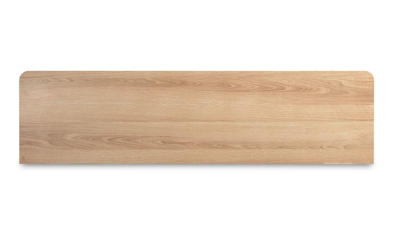 lifestyle view of Round Off Sideboard Oak luxury Buffets & Sideboard