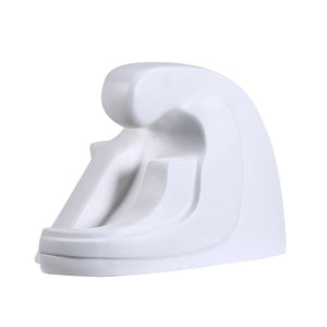 Imagine Statue by Renwil, white abstract sculpture with smooth curves and modern design.