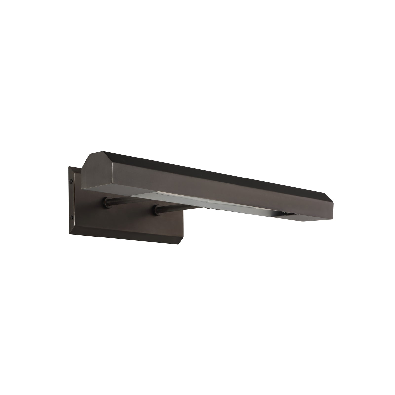 Nea wall sconce by Renwil in a sleek black finish, viewed from above.