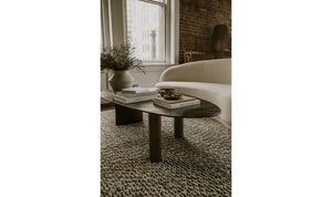 angle view of Nicko Coffee Table Black luxury Coffee Table