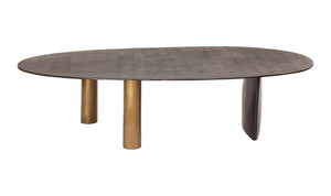 front view of Nicko Coffee Table Black luxury Coffee Table