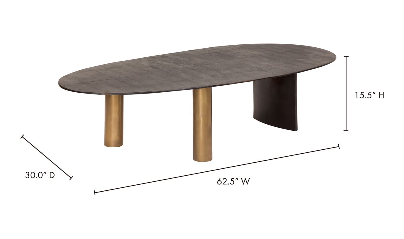 lifestyle view of Nicko Coffee Table Black luxury Coffee Table