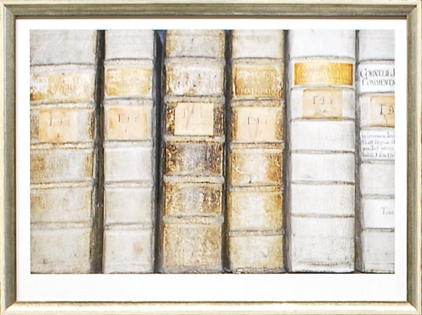 front view of Vintage Tomes III luxury Artwork