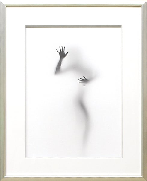 front view of Figure In Fade I luxury Artwork