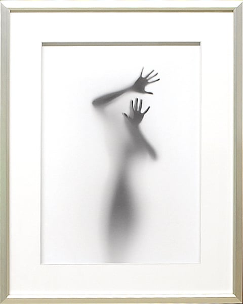 front view of Figure In Fade II luxury Artwork