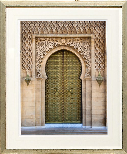 front view of Moroccan Door III luxury Artwork
