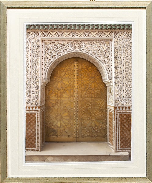 front view of Moroccan Door IV luxury Artwork