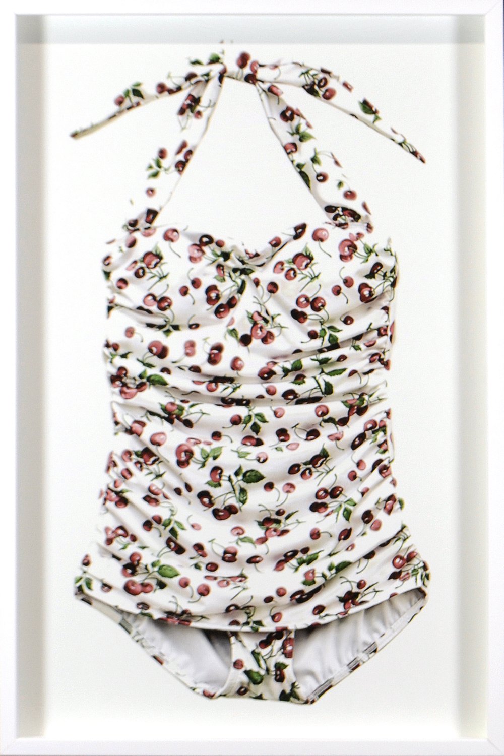 front view of Vintage Cherry Blossom Suit luxury Artwork