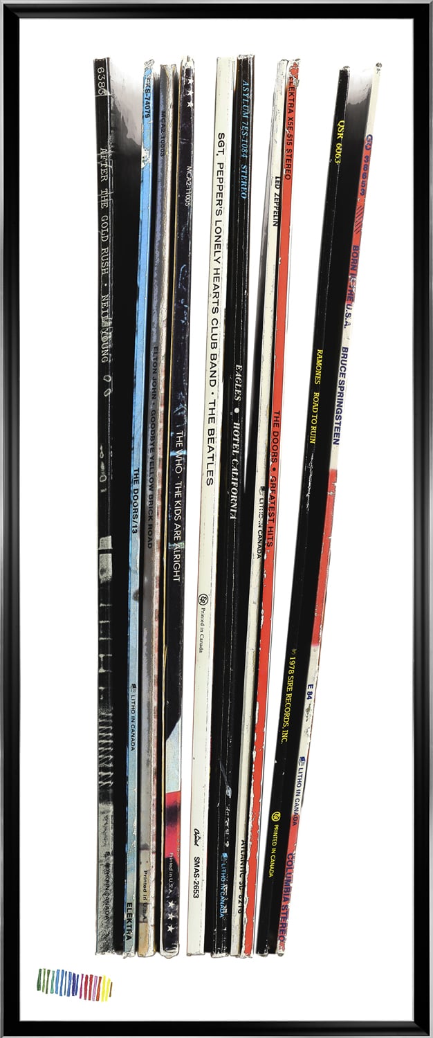 front view of Vintage Albums II luxury Artwork