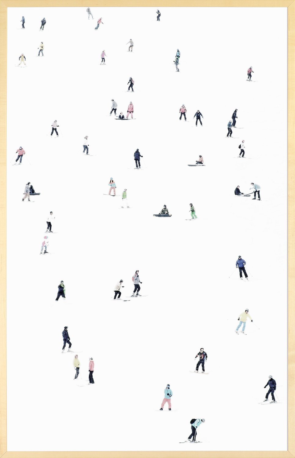 front view of Down Hill luxury Artwork