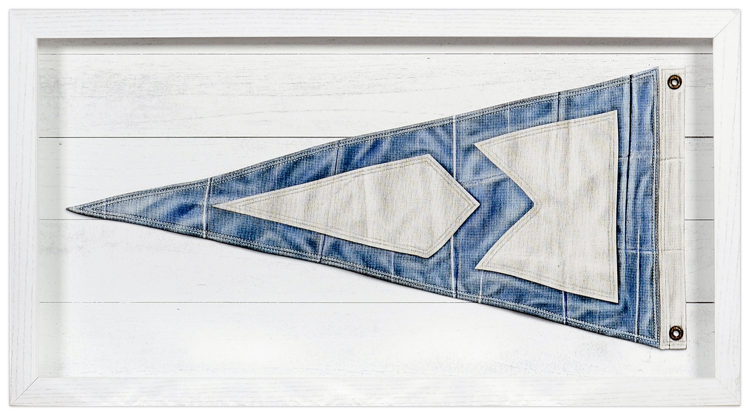 front view of Yachting Burgee B Diamond luxury Artwork