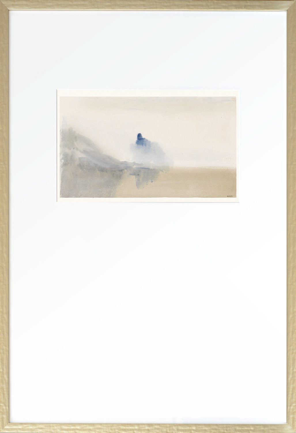 front view of Turner Scapes Cobalt I luxury Artwork