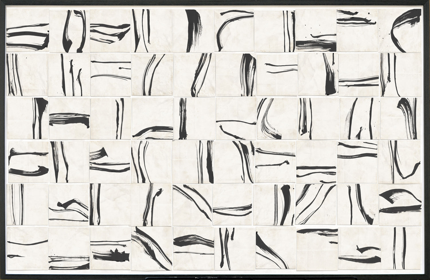 front view of Mid-Mark Collage luxury Artwork