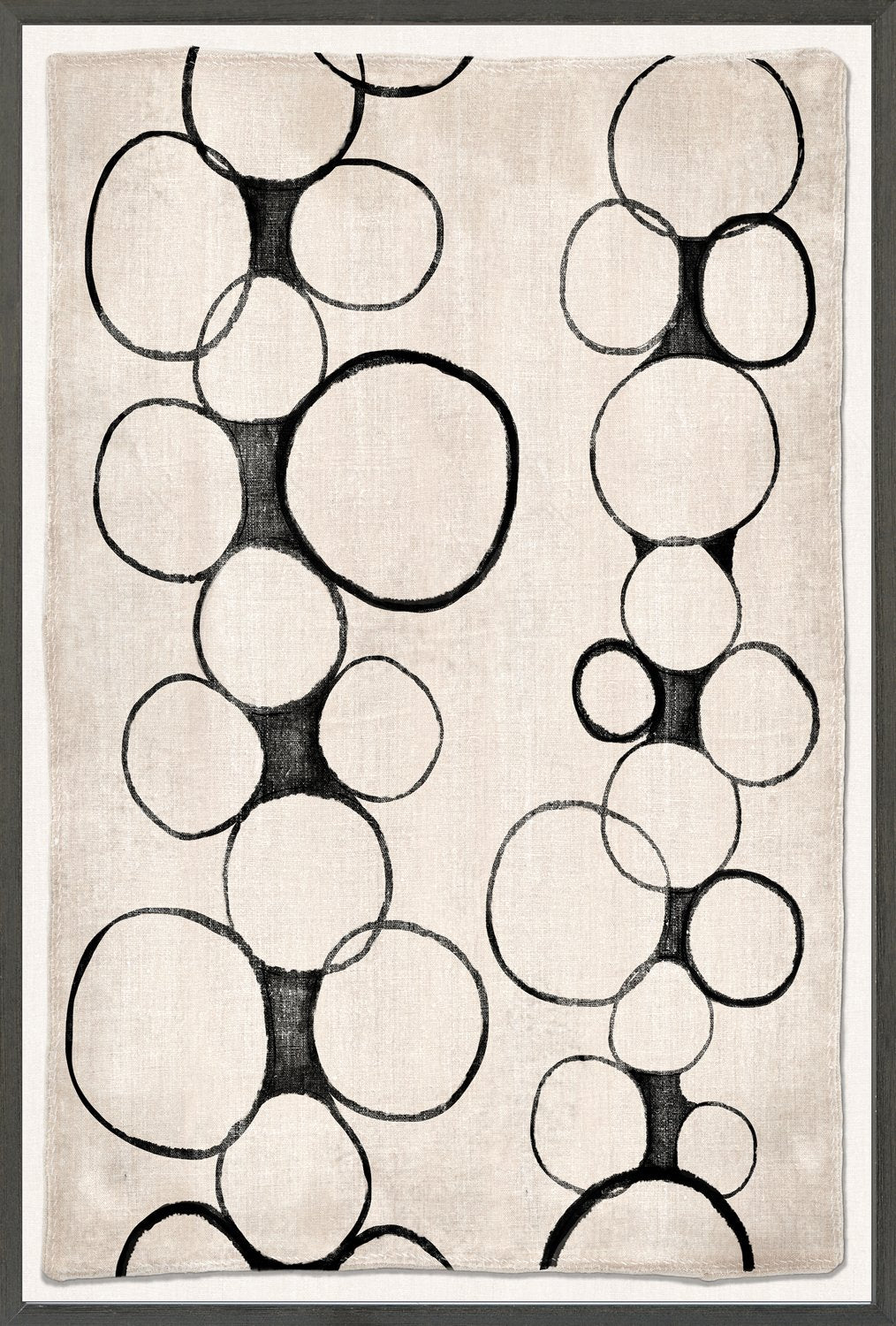 front view of Woven Tribe II luxury Artwork