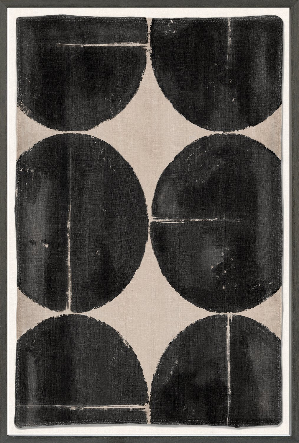 front view of Woven Tribe III luxury Artwork