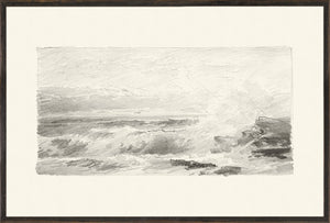 Richards Folio, Graphite Seascape IV 1870