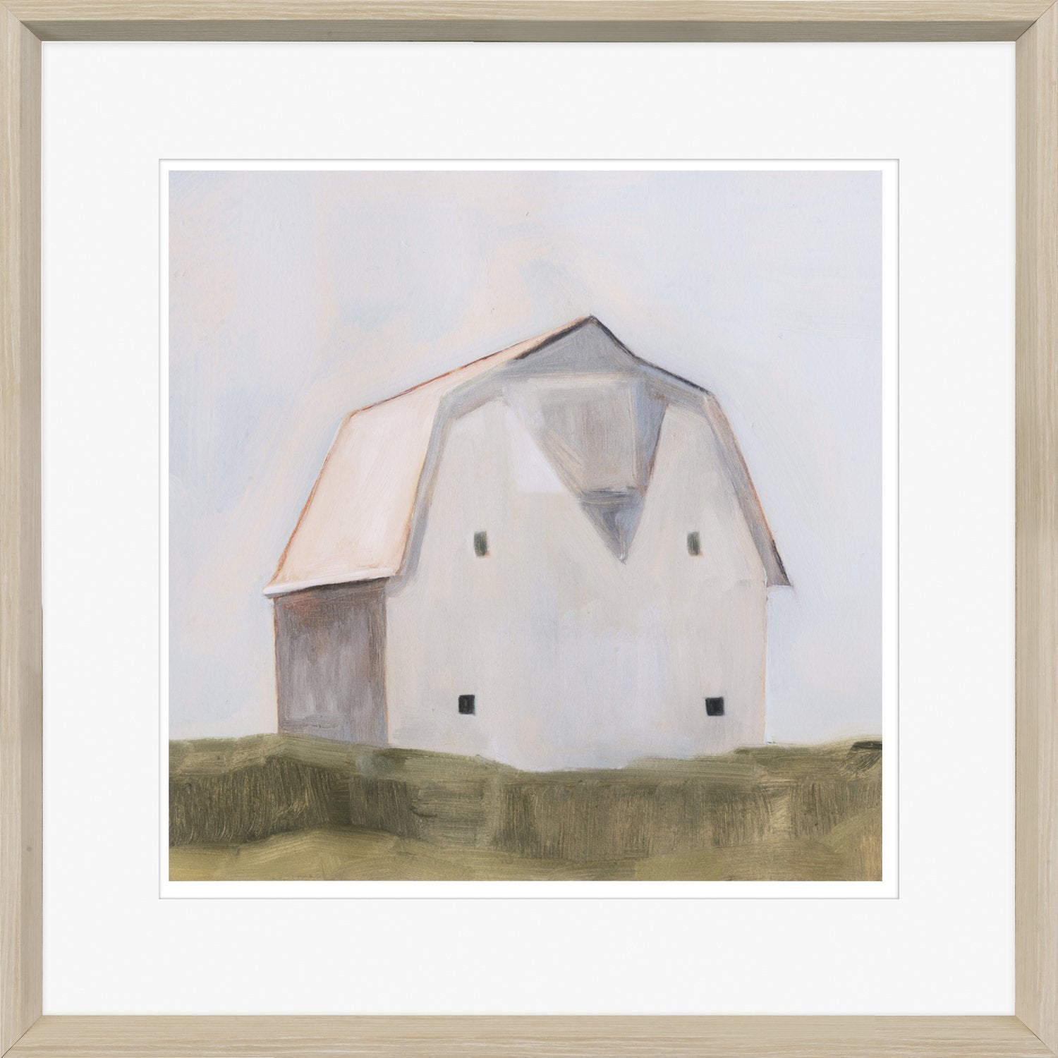 front view of Serene Barn II luxury Artwork