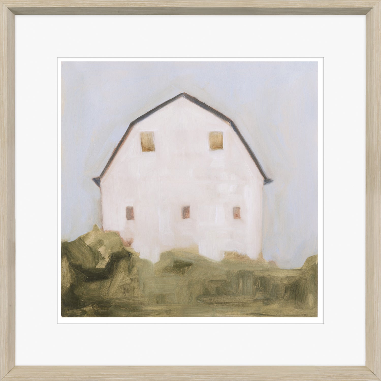 front view of Serene Barn III luxury Artwork